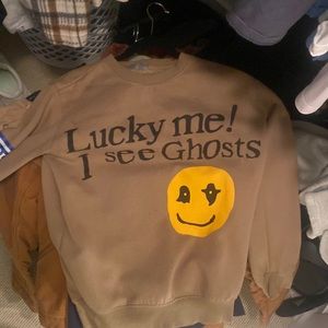 Lucky me I see ghosts vintage hoodie